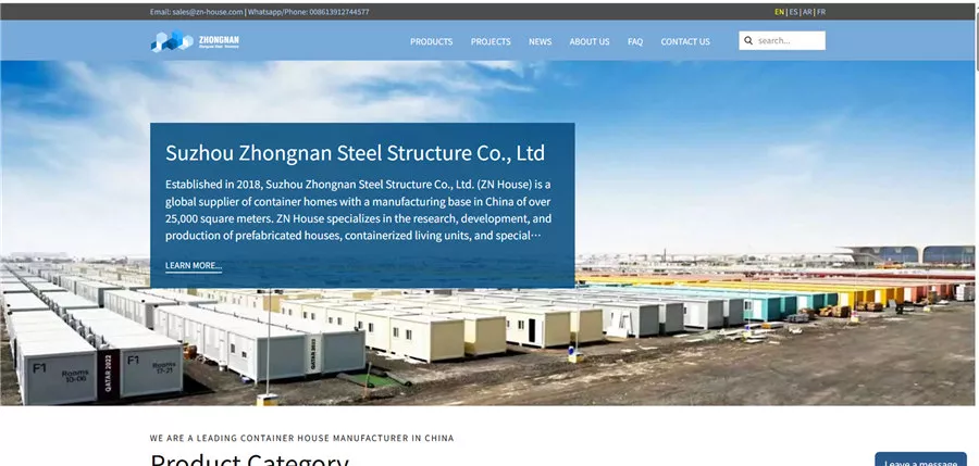 ZN House prefabricated container home units